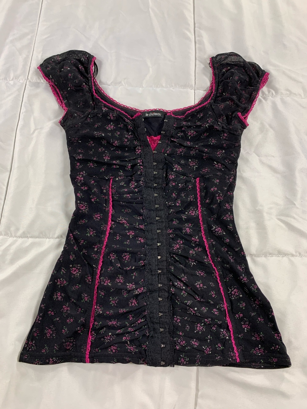 Pre loved LE CHAREAU corset top womens size M